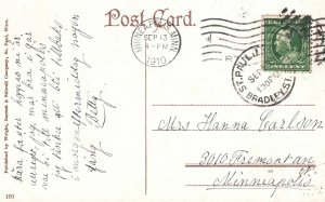 Vintage Postcard 1910's St. Paul & Harriet Island From High Bridge Saint Paul MN