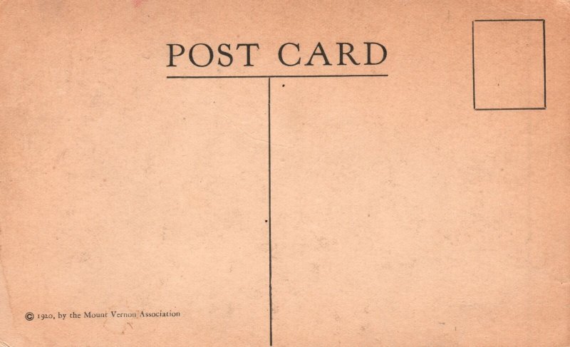 Vintage Postcard 1920's Mount Vernon Census-designated Place Virginia VA