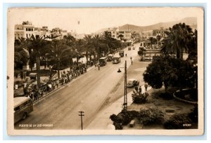 Puerto DE La Luz Parque Baena Cuba Real Photo RPPC Postcard (N33)