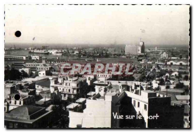 Modern Postcard Casablanca Morocco View of the port