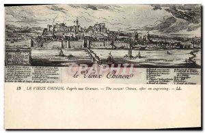 Old Postcard Old Chinon