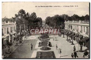 La Baule sur Mer Old Postcard L & # 39avenue Pavle