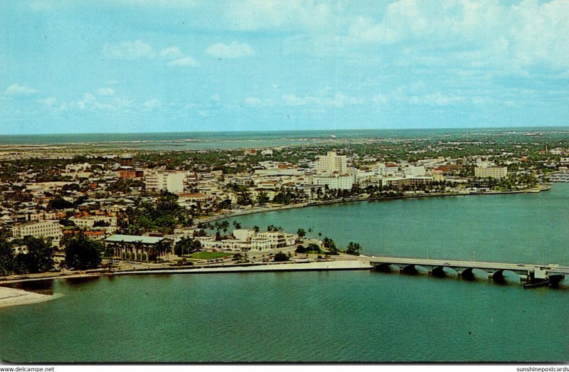 Florida West Palm Beach Skyline Along Lake Worth