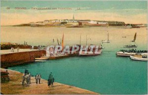 Old Postcard Dinard Embarcadere Vedettes Boats