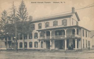 Homer, Cortland County NY, New York - David Harum Tavern - Albertype