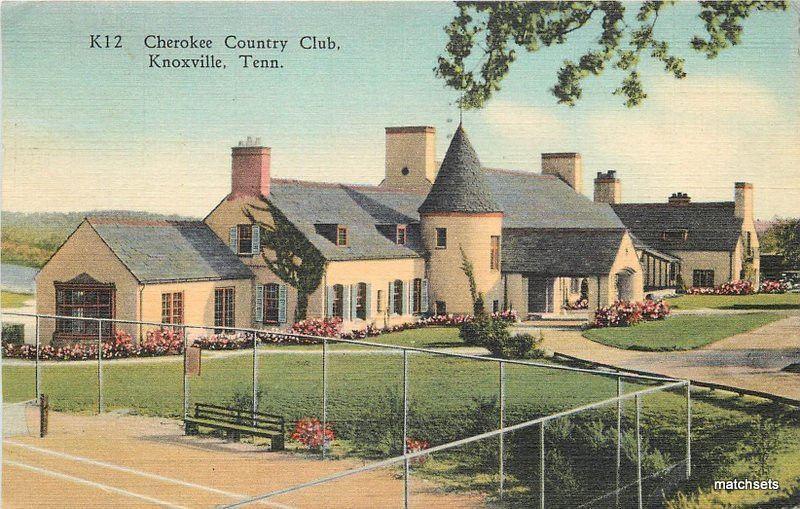 1947 Cherokee Country Club Knoxville Tennessee Standard News postcard 7377 