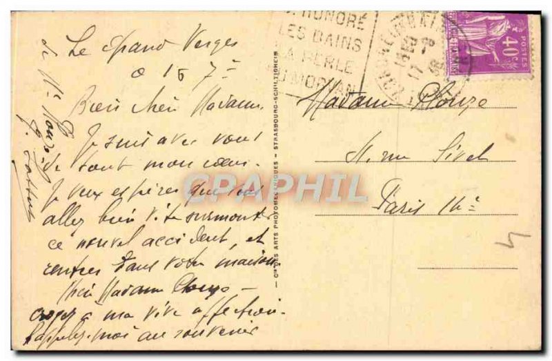 Old Postcard Saint Honore Les Bains Un Coin Du Desert