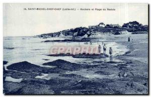 Postcard Old Saint Michel Chef Chef Rocks and beach Redols