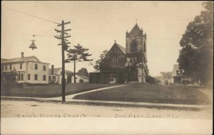 Danielson Connecticut CT Church c1905 Real Photo Postcard1