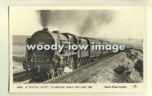 pp1775 - LMS Railway Engine no 6133 Royal Scot - Pamlin postcard