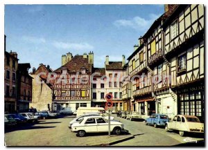 Modern Postcard CHALON SUR SAONE St Vincent Place lemon 2CV