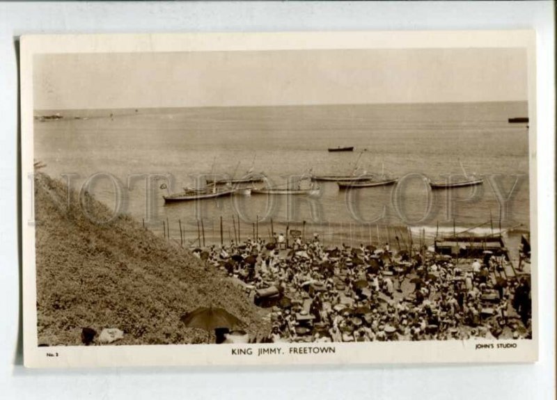 3147443 Sierra Leone FREETOWN King Jimmy Vintage postcard