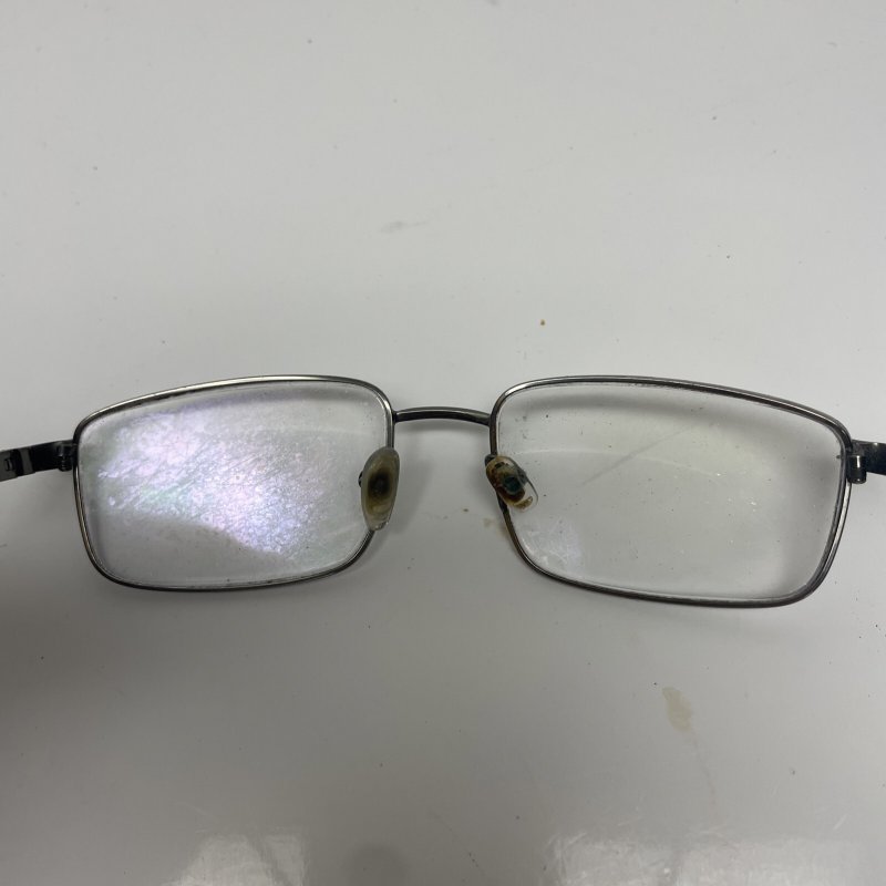 Admiral Gun Adolfo Metal Eyeglass Frames with Case