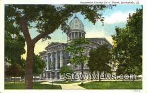 Sangamon County Court House - Springfield, Illinois IL  