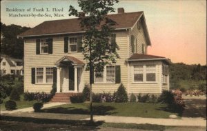 Manchester-by-the-Sea Massachusetts MA Frank L. Floyd Residence Vintage Postcard