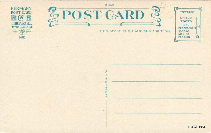 Abbey Belmont North Carolina Hermann Postcard 9869