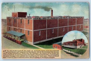 c1910 Freeport Illinois IL Postcard Memphis Stock Dip Rawleigh Company Factory