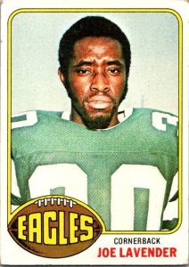 1976 Topps Football Card Joe Lavender Philadelphia Eagles sk4547