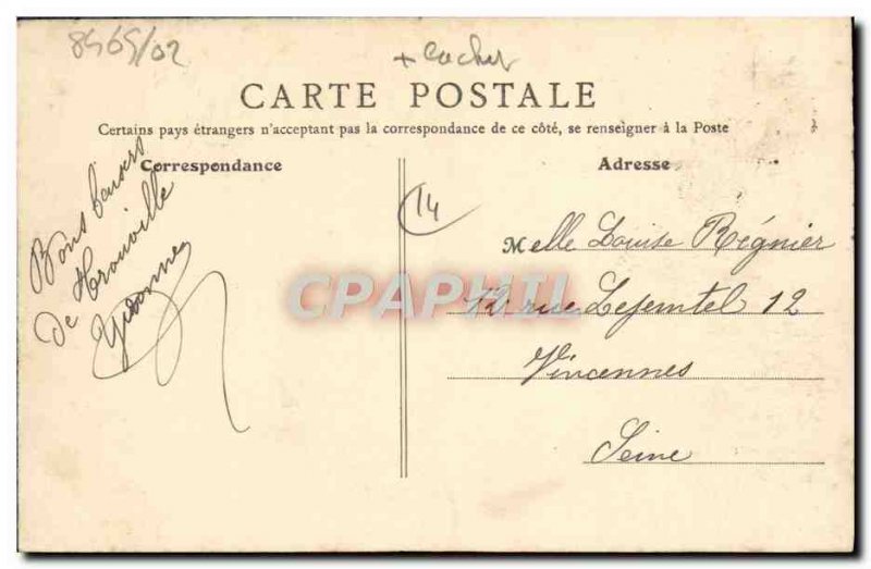 Old Postcard Trouville Jetee Havre