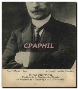 Old Postcard Paul Deschanel President of the Deputies Chamber President of th...