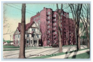 c1910 Kanatenah Flats, Utica New York NY Posted Antique Postcard