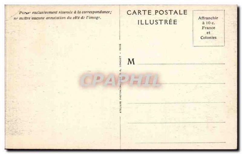 Old Postcard Paris Sacre Coeur Montmartre Altar of St. Vincent de Paul