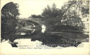 Stone Arch Bridge - Mason City, Iowa IA