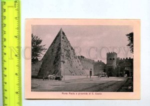 256262 ITALY ROME pyramid of caius Cestius Vintage POSTER