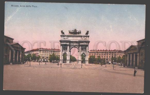 104516 ITALY MILANO Arco della Pace MILAN Arc of Peace Vintage