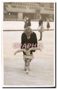 PHOTO CARD Sports d & # 39hiver Skating Women Children