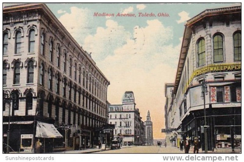 Madison Avenue Toledo Ohio 1912