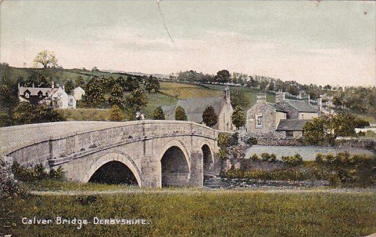 England Debyshire Calver Bridge