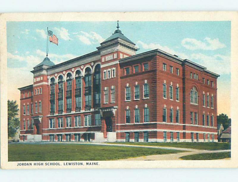 W-Border HIGH SCHOOL Lewiston Maine ME k0432