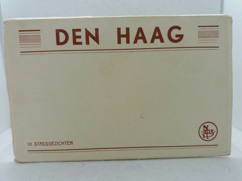 Vintage Postcard Booklet with 10 x Postcards of Den Haag Netherlands