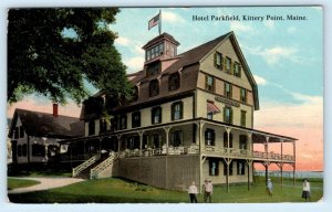 KITTERY POINT, Maine ME ~ HOTEL PARKFIELD 1913 York County Postcard