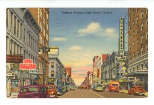 IN - Terre Haute. Wabash Avenue Street Scene