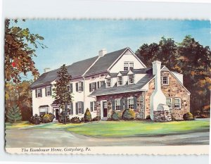 Postcard The Eisenhower Home Gettysburg Pennsylvania USA