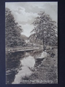 Surrey GUILDFORD River Wey by the Ferry c1909 Postcard by Frith 61842