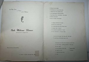 Vintage 60's December 1966 SS Ocenic Cruise Nassau Bahamas Dinner Menu Lot of 3