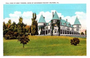 Postcard HOUSE SCENE Milford Pennsylvania PA AQ7092