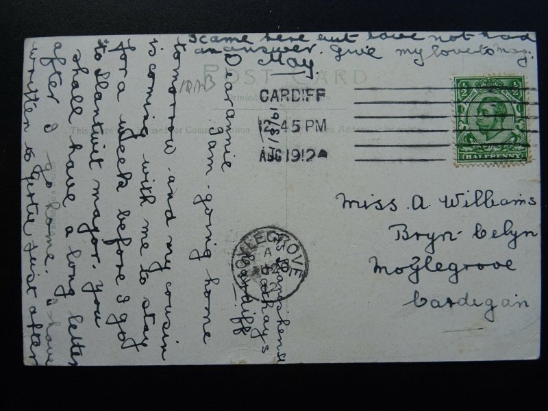 Wales Glamorgan PENARTH St Augustine's Church c1912 RP Postcard by Valentine