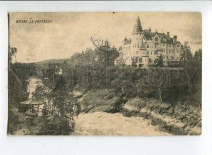 3059531 FINLAND Imatra koski ja Hotelli Vintage RPPC 1910 year