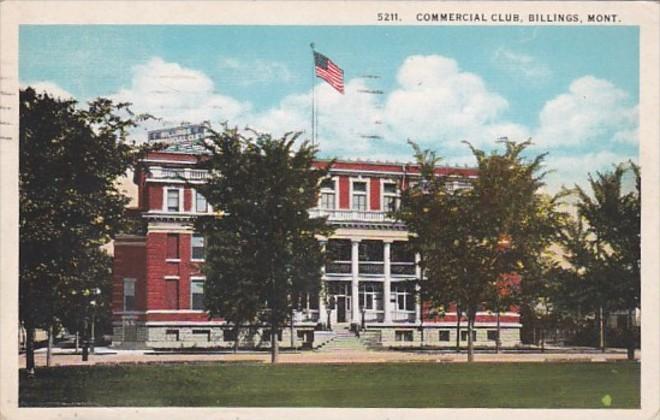 Montana Billings Commercial Club 1927