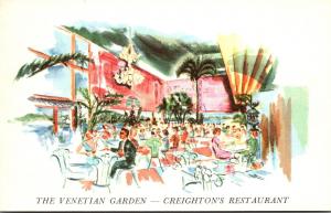 Florida Fort Lauderdale Creighton's Restaurant The Venetian Garden