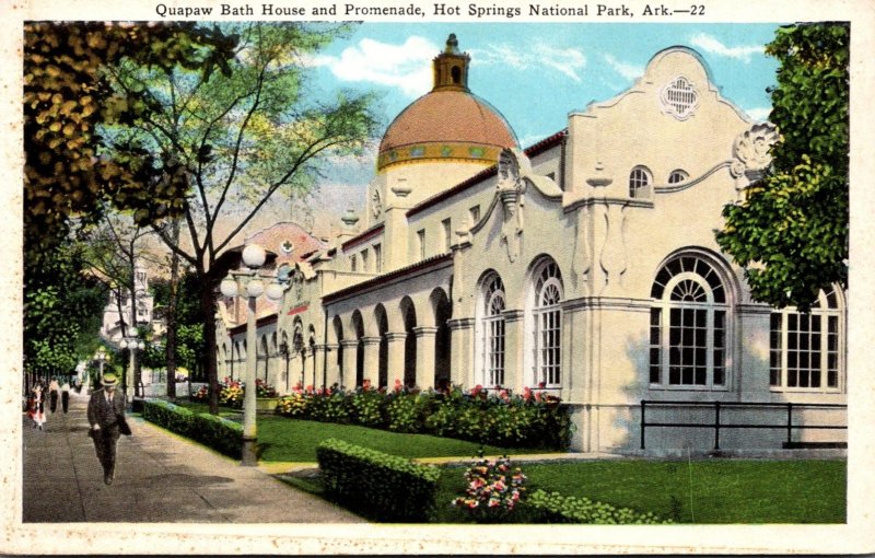 Arkansas Hot Springs Quapaw Bath House and Promenade