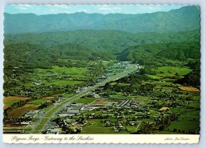 1960 Great Smoky Mountain Tennessee Postcard Pigeon Forge National Park