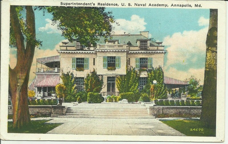 Superintendent's Residence, U.S. Naval Academy, Annapolis, MD