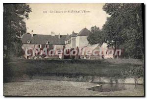 Old Postcard The Chateau de Bleneau Yonne