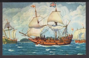 VA Jamestown The First Three Ships a long voyage across Wintry Atlantic Ocean