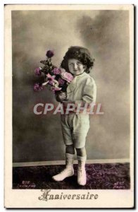 Old Postcard Fantasy Fantasy Child Birthday